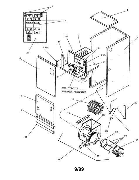 goodman heat pump air handler wiring diagram no aux 